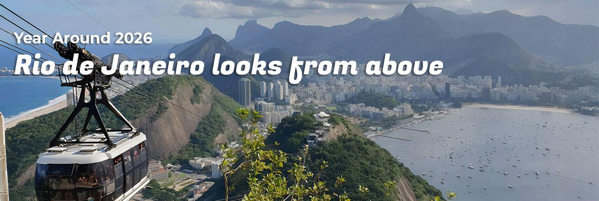 Rio de Janeiro looks from above